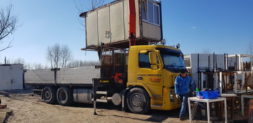 Transport traktorów i mini koparek