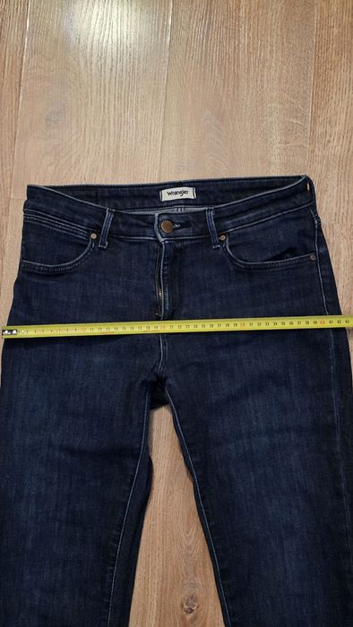 Damskie Jeansy Wrangler Slim  Ciemnoniebieskie