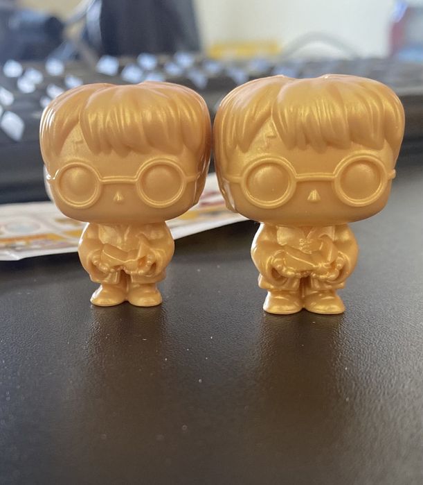 Рідкісна фігурка золотого Гаррі Поттер кіндер джой