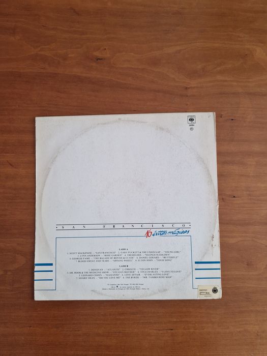 Vinil "San Francisco - 16 êxitos mágicos", CBS 1986
