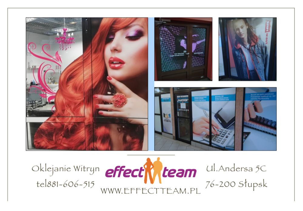 OklejanieWitryn Naklejki Etykiety Banery reklama banery bilbordy