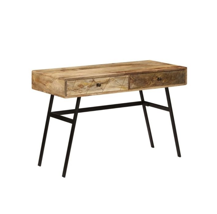 Biurko drewniane - z drewna mango