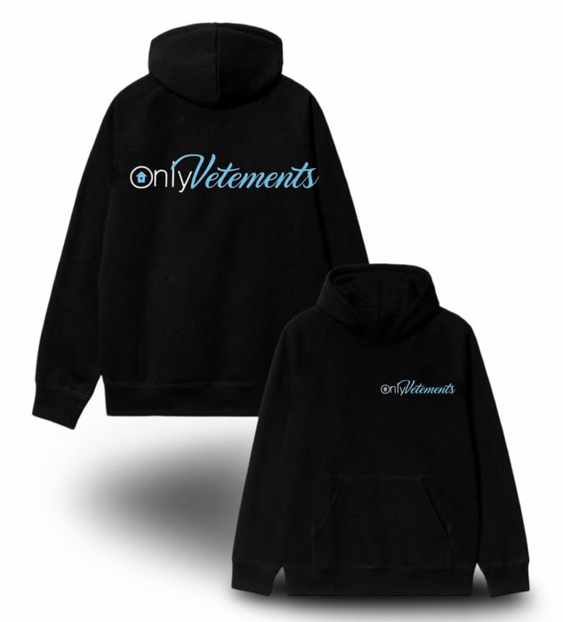 Худи Vetements Logo унисекс кофта толстовка Ветементс Ветмо New