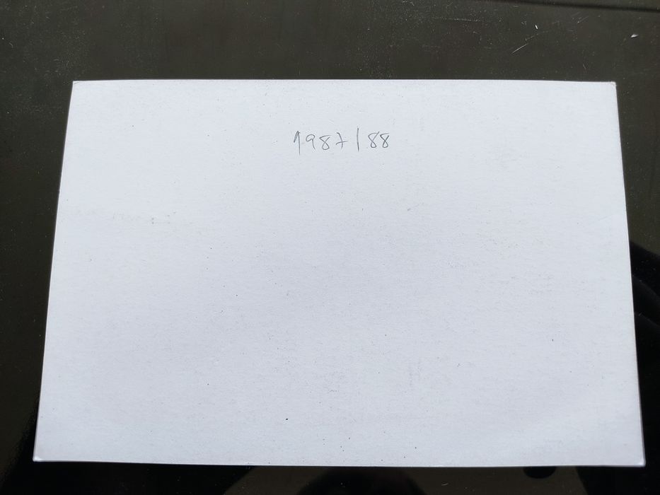 Postal do Liverpool FC 1987/ 88