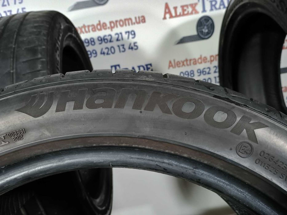4шт 225/45 R17 Hankook Ventus S1 Evo2 літні шини вживані, протект 7мм