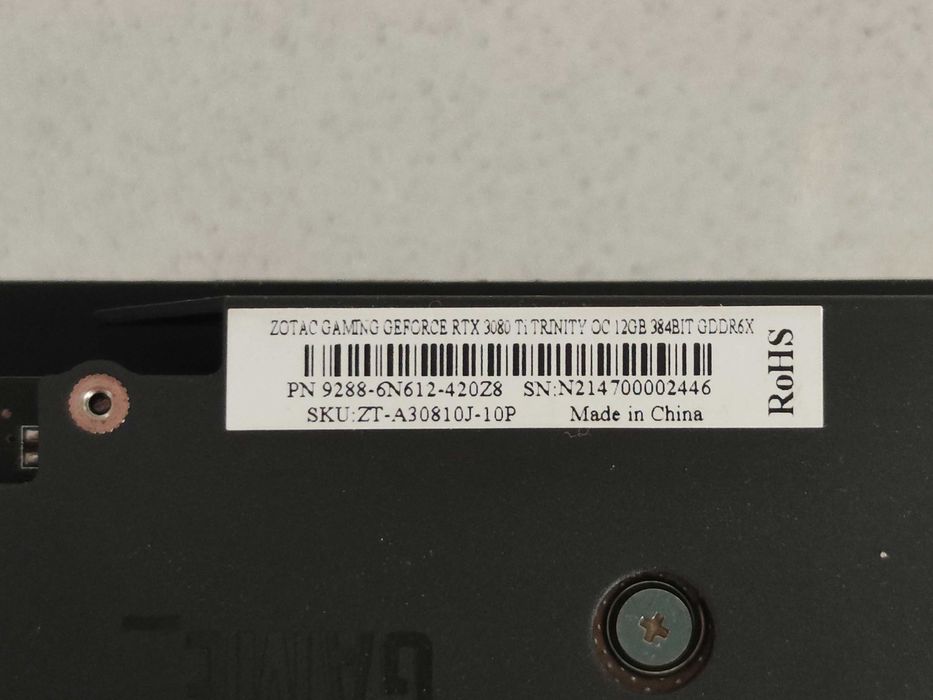 Zotac GeForce RTX 3080ti 12 GB używany