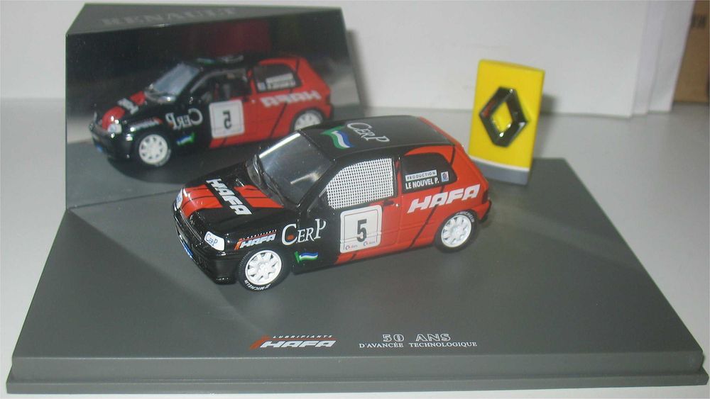 Universal Hobbies 1/43 – Renault Clio Production HAFA N°5 – Le Nouvel – Miniature De Collection
