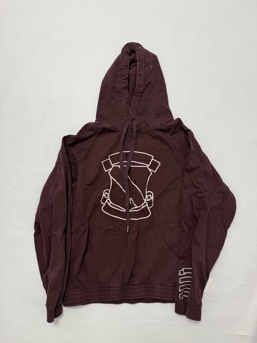 Худи Number Nine Shield brown hoodie M L vetements rick owens