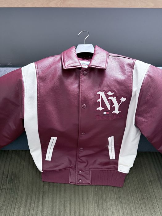 Tommy Hilfiger (Tommy Jeans)kurtka z ekoskóry rozmiar xs