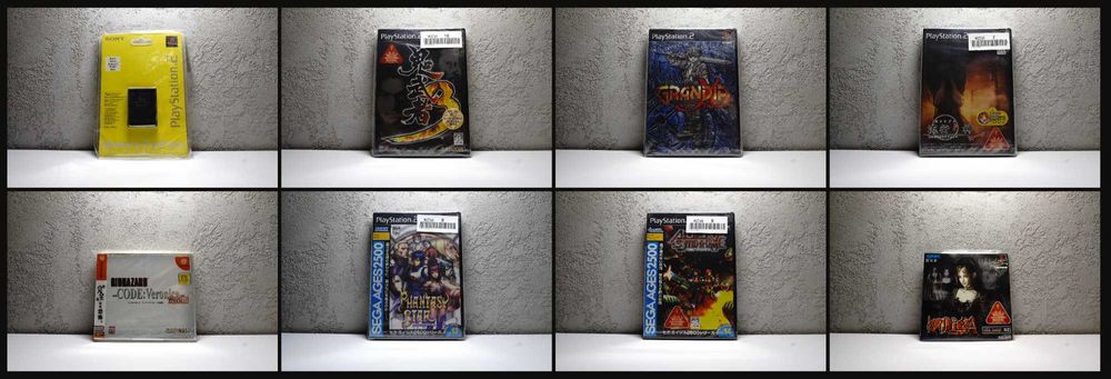 PlayStation 2, PSP, Sega Dreamcast игры, аксесcуары (Factory Sealed)