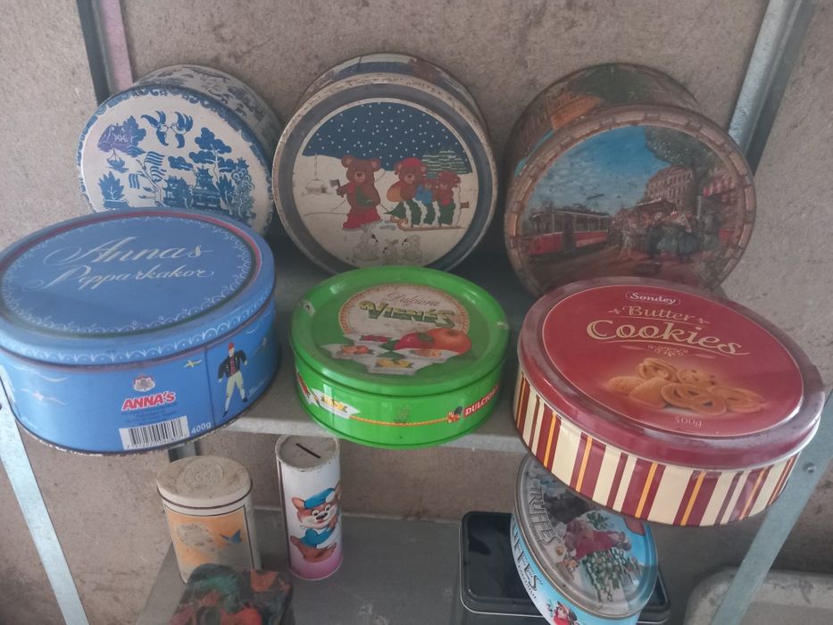 Latas antigas para venda