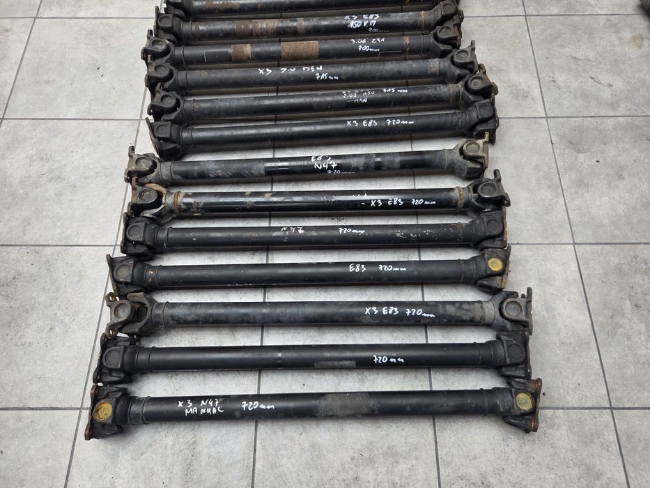 Wał napędowy przedni BMW X3 E83 różne długości 68cm 70cm 72cm