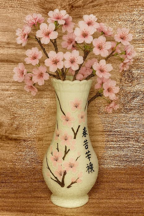 Висока напольна ваза. Висота 42 см