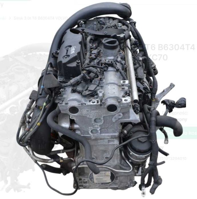 Silnik 3.0t T6 B6304T4 VOLVO S60 V60 S80 V70 XC60 XC70