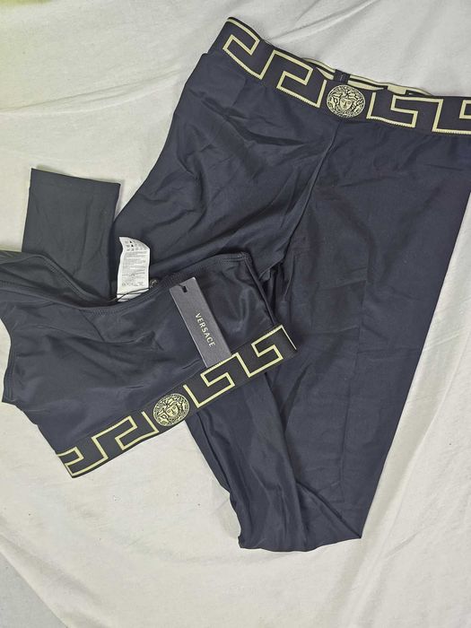 2pak Giani Versace Leginsy Top czarne okazja Premium