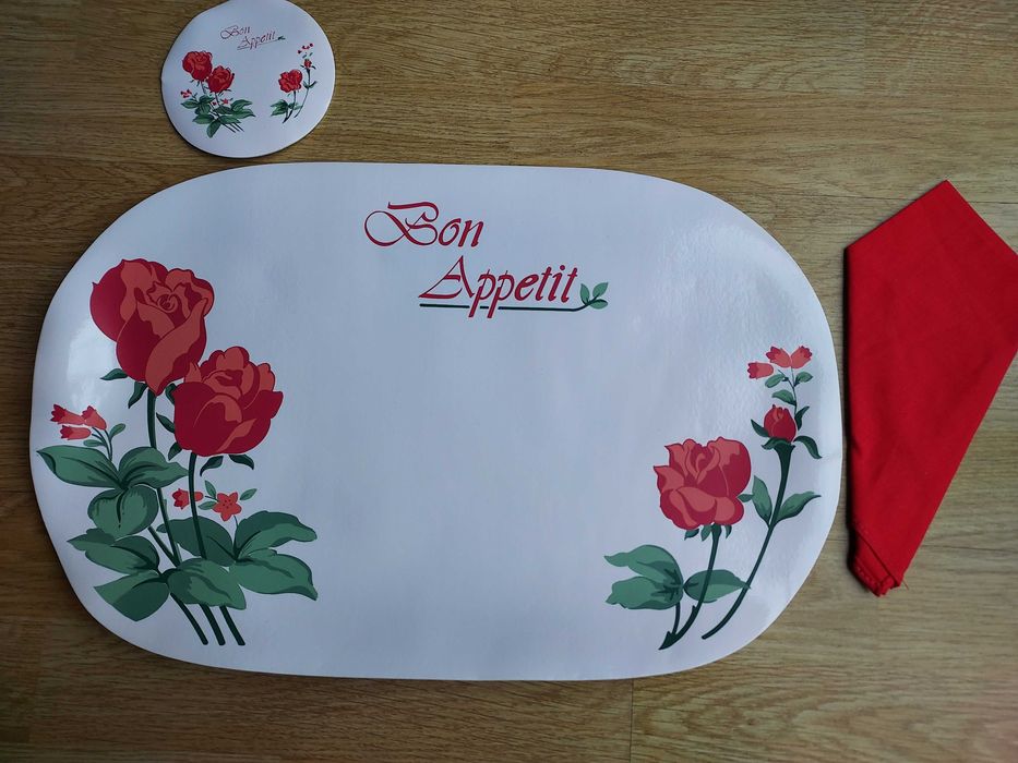 Conjunto de Mesa - Individuais estampado