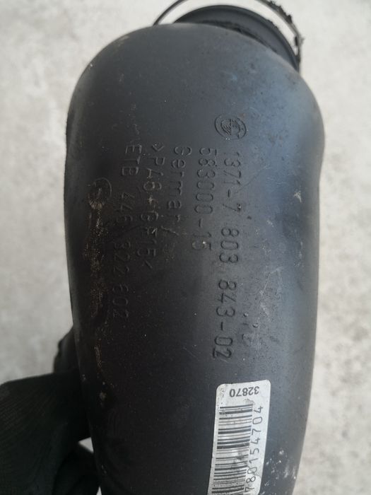 Przewód wąż rura dolotowa BMW e60 e61 N47D20A 177KM