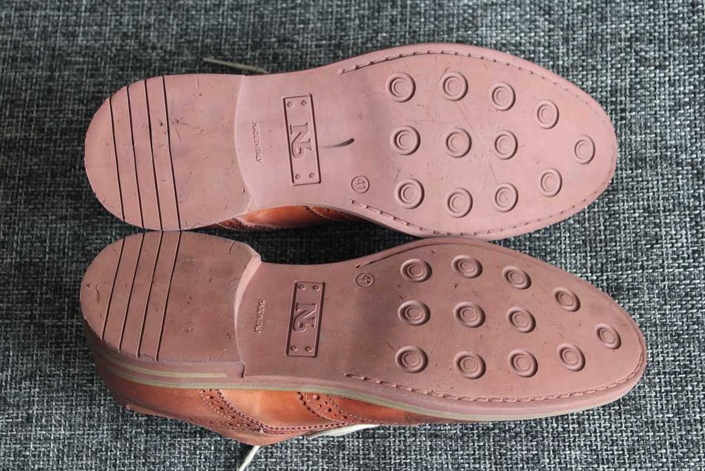 Туфлі броги Roberto Santi Оригінал Нат шкіра 41-42р