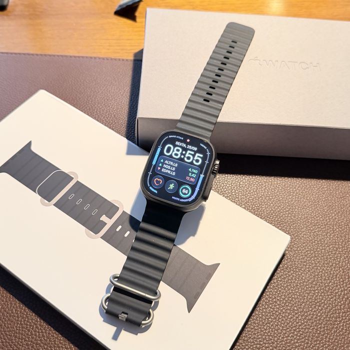 Aplle watch ultra 3 black + carregador