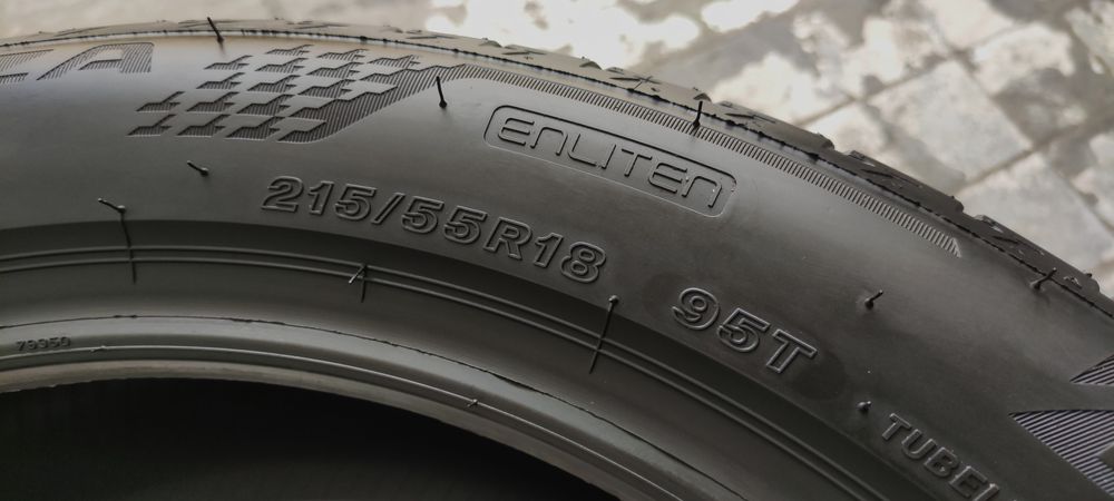 1x 215/55R18 Bridgestone Turanza Eco 95T A/B/71dB 2 lata gwar.