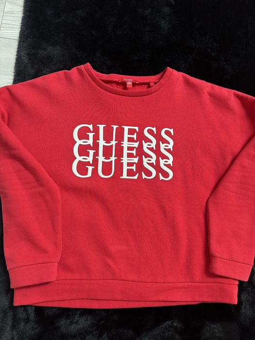 Czerwona bluza Guess