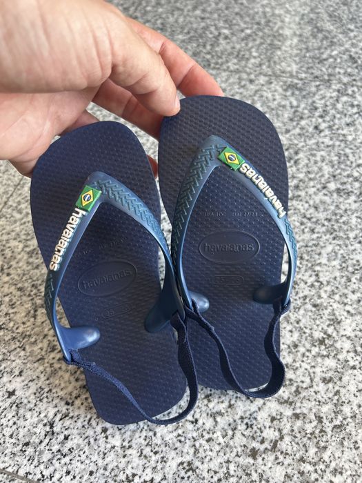 Havaianas 27 ou 28 com fita de calcanhar