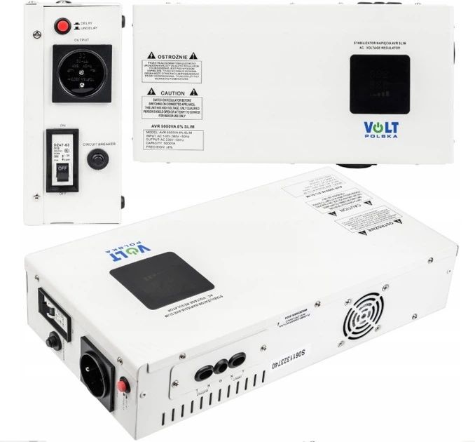 Cтабілізатор напруги мережі Volt Polska AVR 5000VA 8%