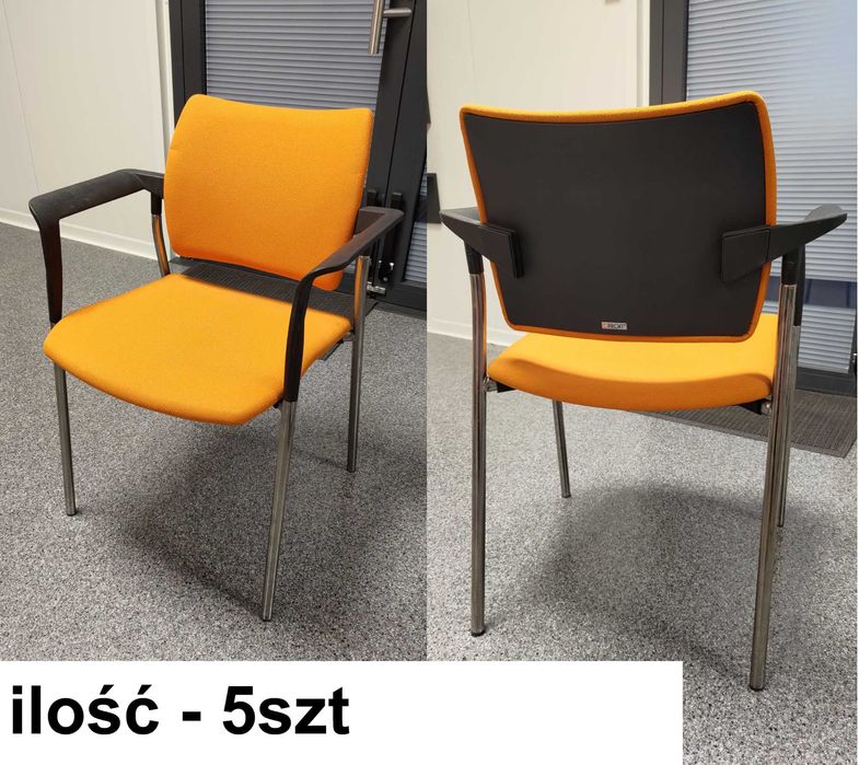 Krzesło biurowe - 5szt stan bardzo dobry