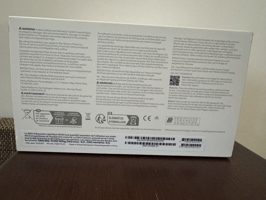 Окуляри віртуальної реальності Meta Quest 3 512GB НОВІ