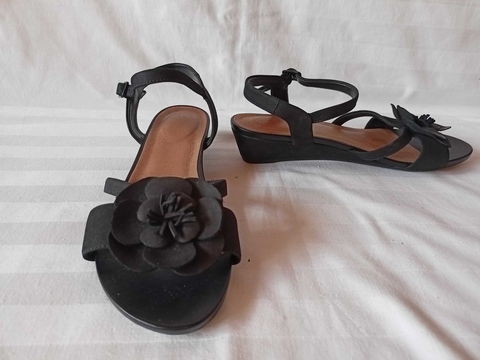 Clarks 41,5 / UK 7,5 D/ - dl. wkł. 26 - skóra- stan bdb
