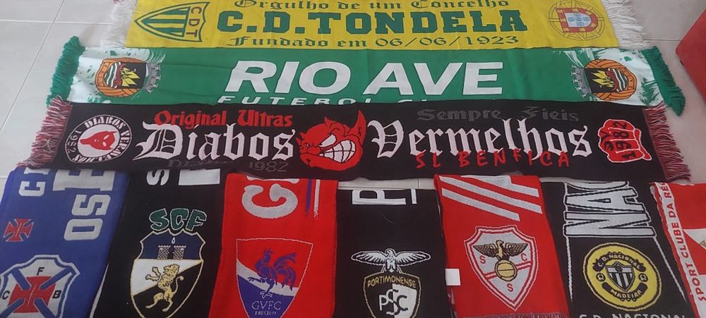 20 cachecois de futebol