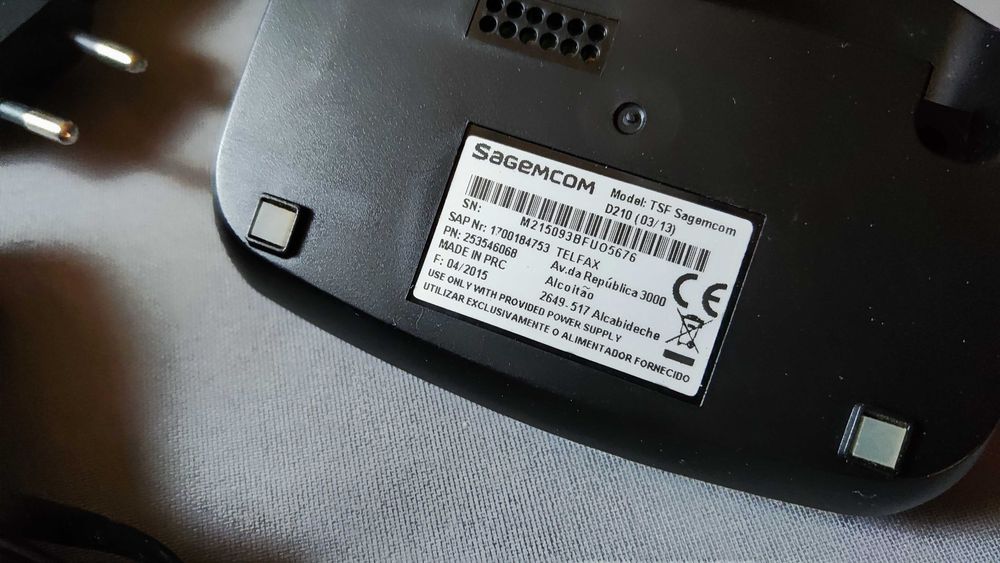 Telefone Sem Fios Sagemcom D210 (MEO/PT) - Excelente Estado