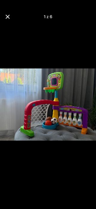 Bramka Little Tikes - Sportowe Centrum Aktywności 3w1: bramka, kosz, kręgle