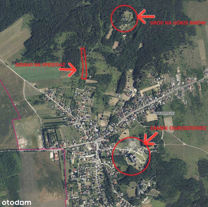 Sprzedam działki budowlane Ogrodzieniec-Podzamcze - Widok 3
