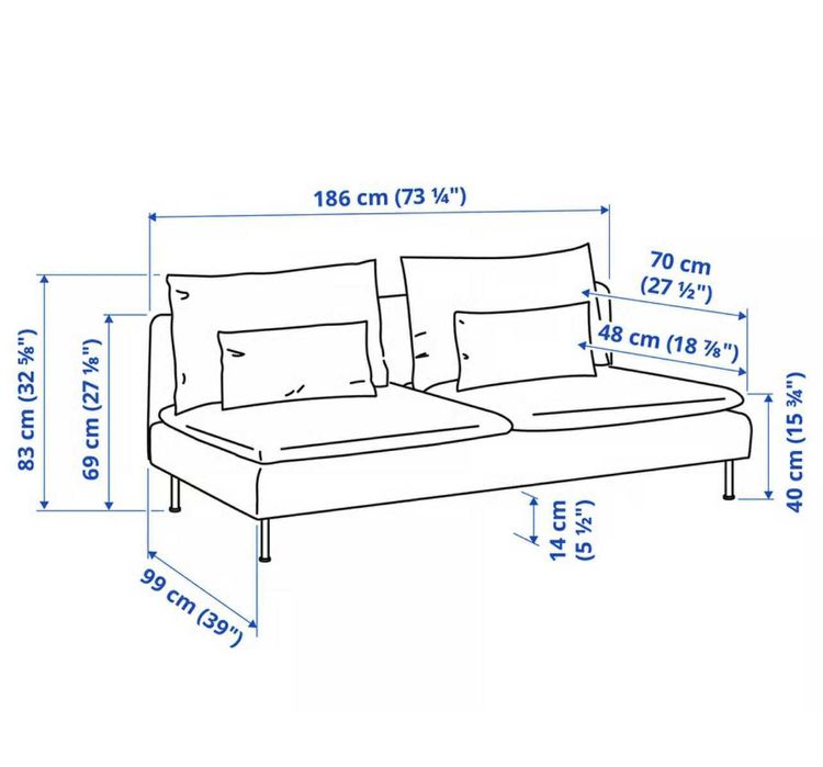 Modułowy narożnik SODERHAMN IKEA