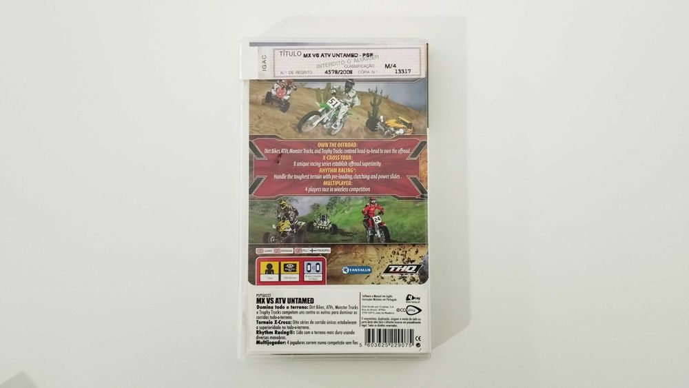 PSP - MX vs ATV Untamed - Completo com Manuais