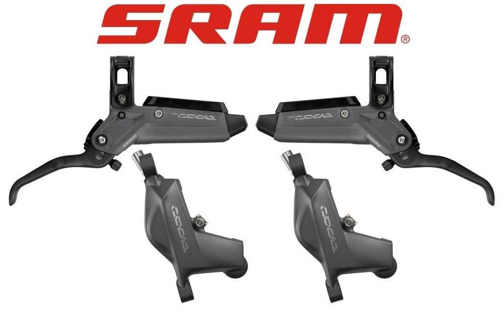 NOWE Sram Code Stealth Bronze hamulce 4-tłoczkowe 85cm + 200cm rowerowe obejma matchmaker FV 23%