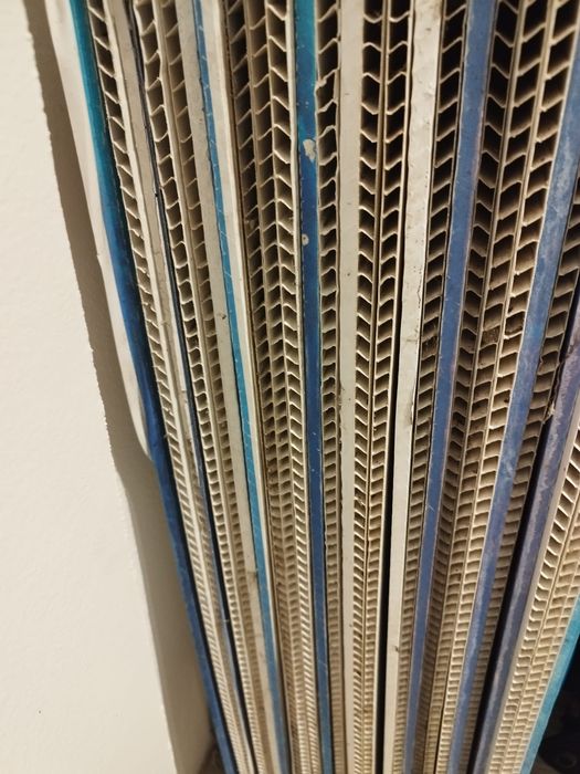 Placas de polipropileno alveolar 8mm 2,6mx1m