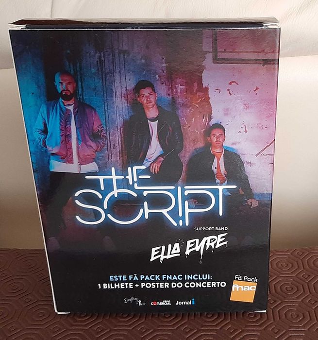 The Script poster Lisboa Altice Arena Março 2018
