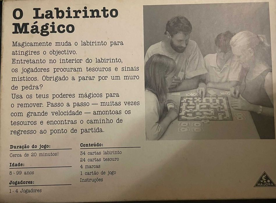 Jogo de tabuleiro vintage "O Labirinto Mágico" - Majora