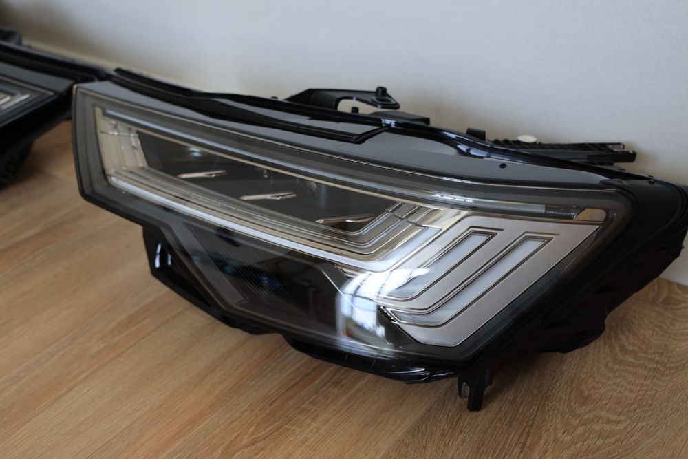 Фари оптика audi A6 C8 c8 4K HD Matrix установка