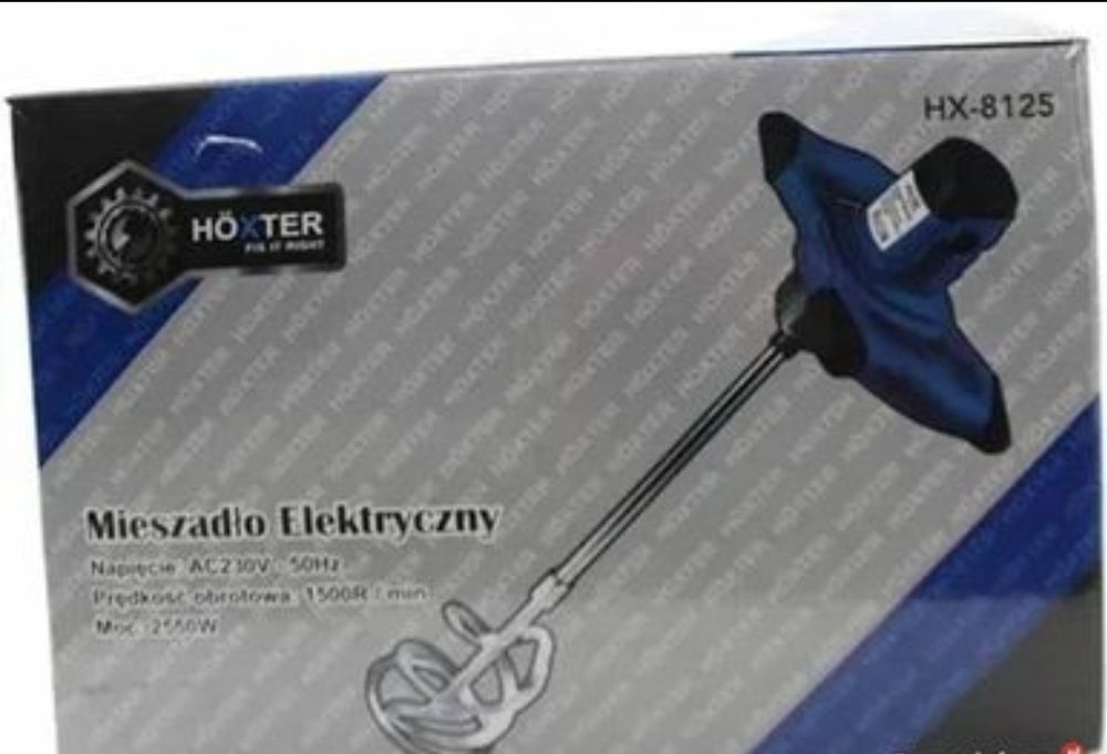 Mieszadło Elektryczne 2550W Do Zapraw , Kleju "HOXTER-8125"