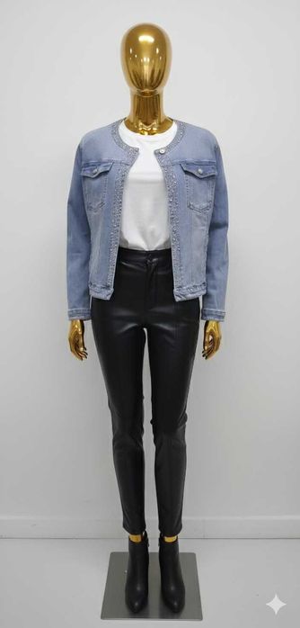 Nowa damska  katana jeans zdobiona 5xl r.52