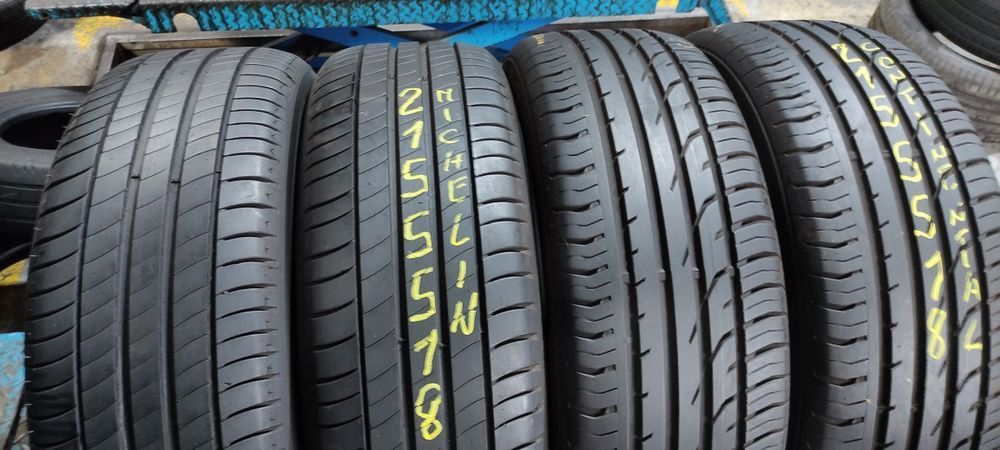 Pneus 215/55/18 semi novos