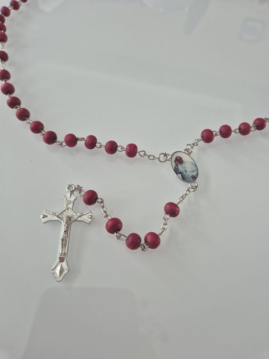 Różaniec poświęcony przez Papieża Franciszka