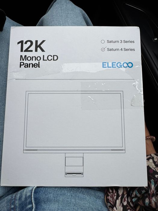 Ecrã LCD 12K original Elegoo Saturn 4 – NOVO