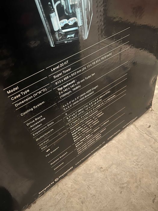 caixa pc Thermaltake Level 20 HT