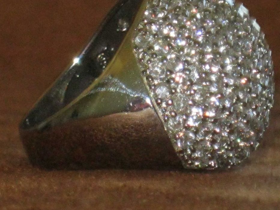 Anel Prata Maciça de Lei 925`/.. C/Contraste