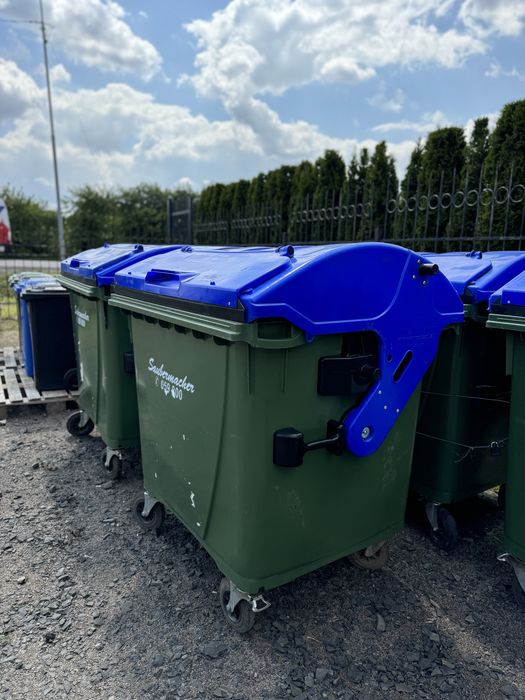 Пластиковий контейнер для сміття 1100л. Євроконтейнер для сміття 1.1м3