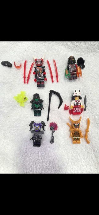 Lego ninjago, morro, akita, Mr E, zloty ninja, ultra violet, krux, kompatybilne z lego